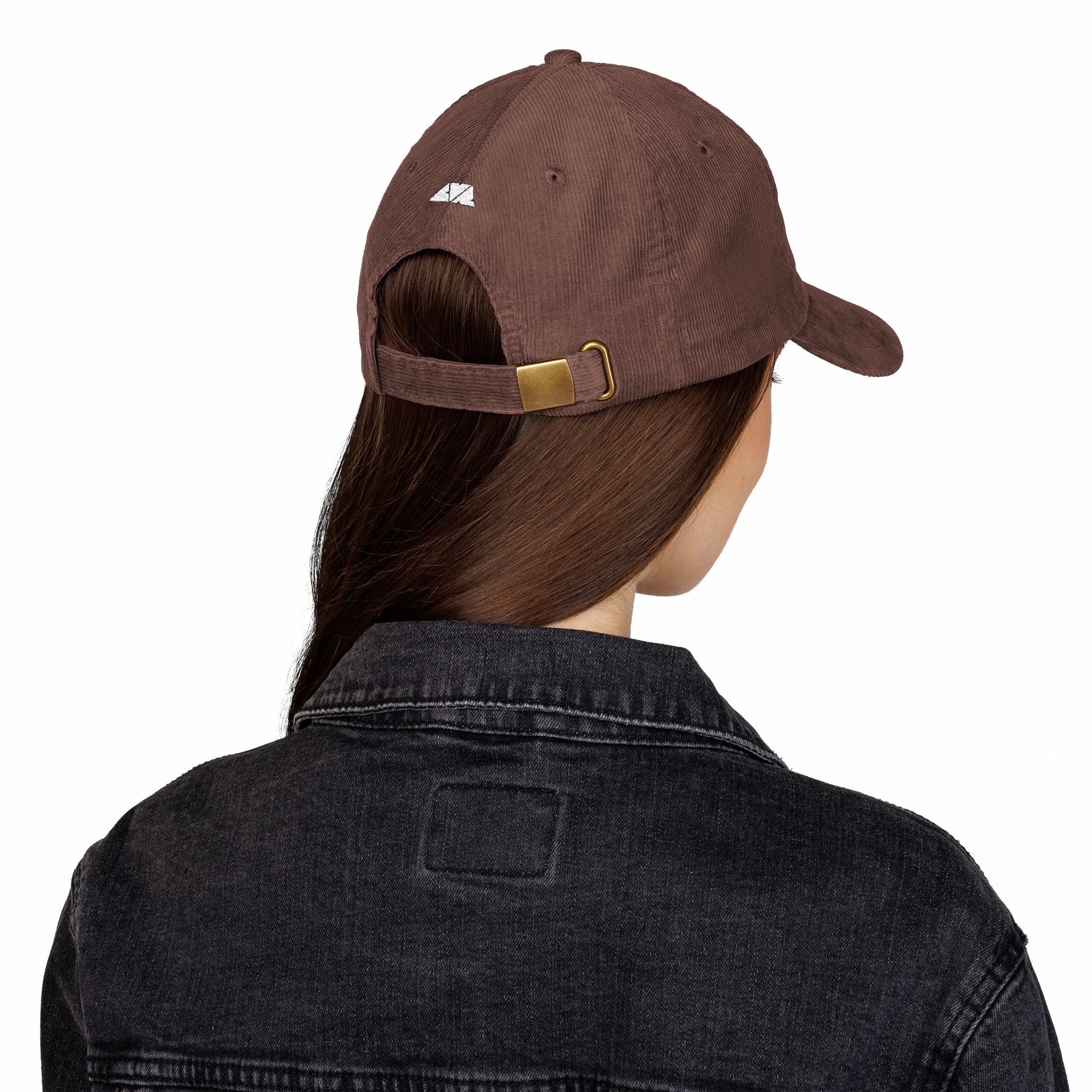 Sharkey's Athletic Embroidered Corduroy Cap - Dark Brown