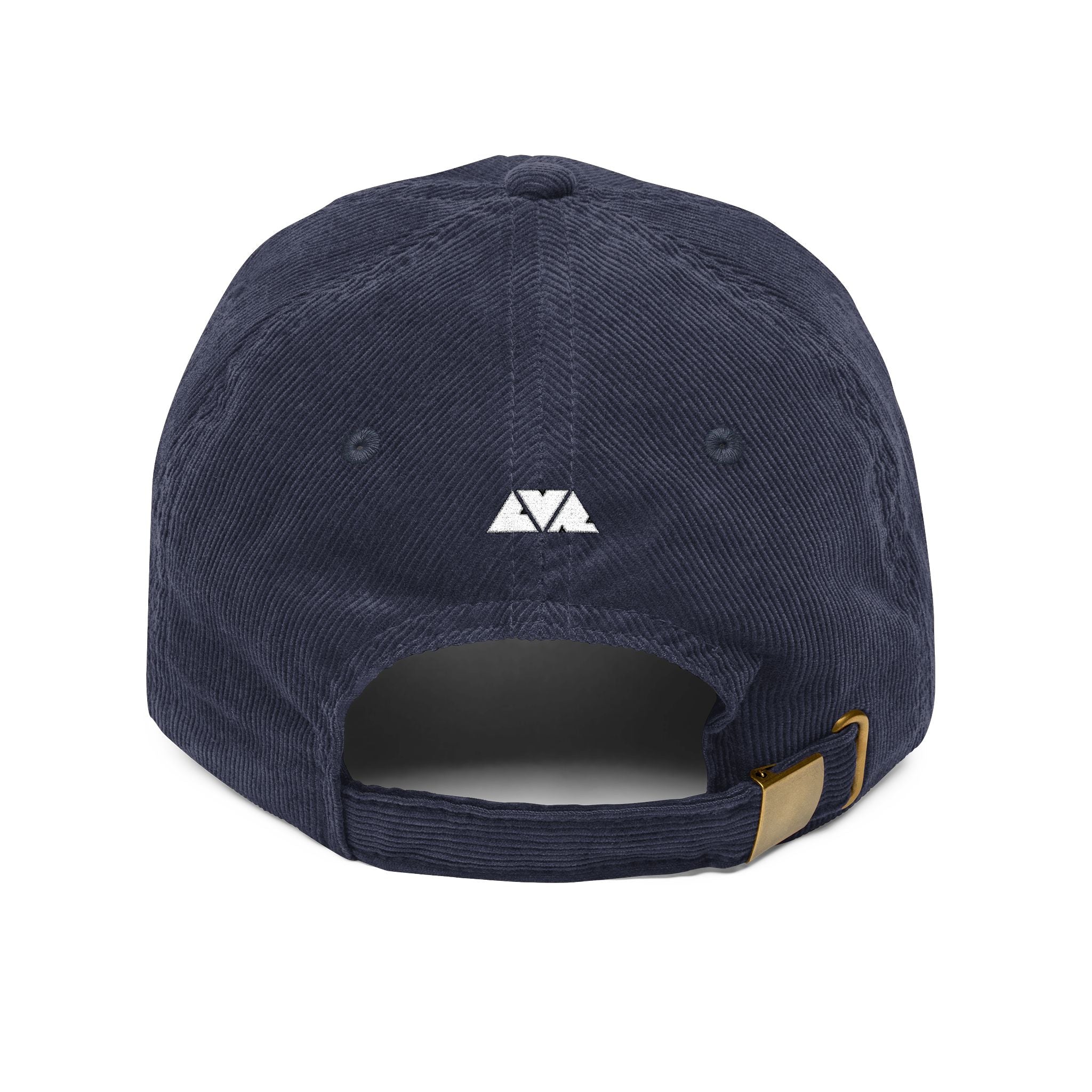 Sharkey's Athletic Embroidered Corduroy Cap - Navy Blue