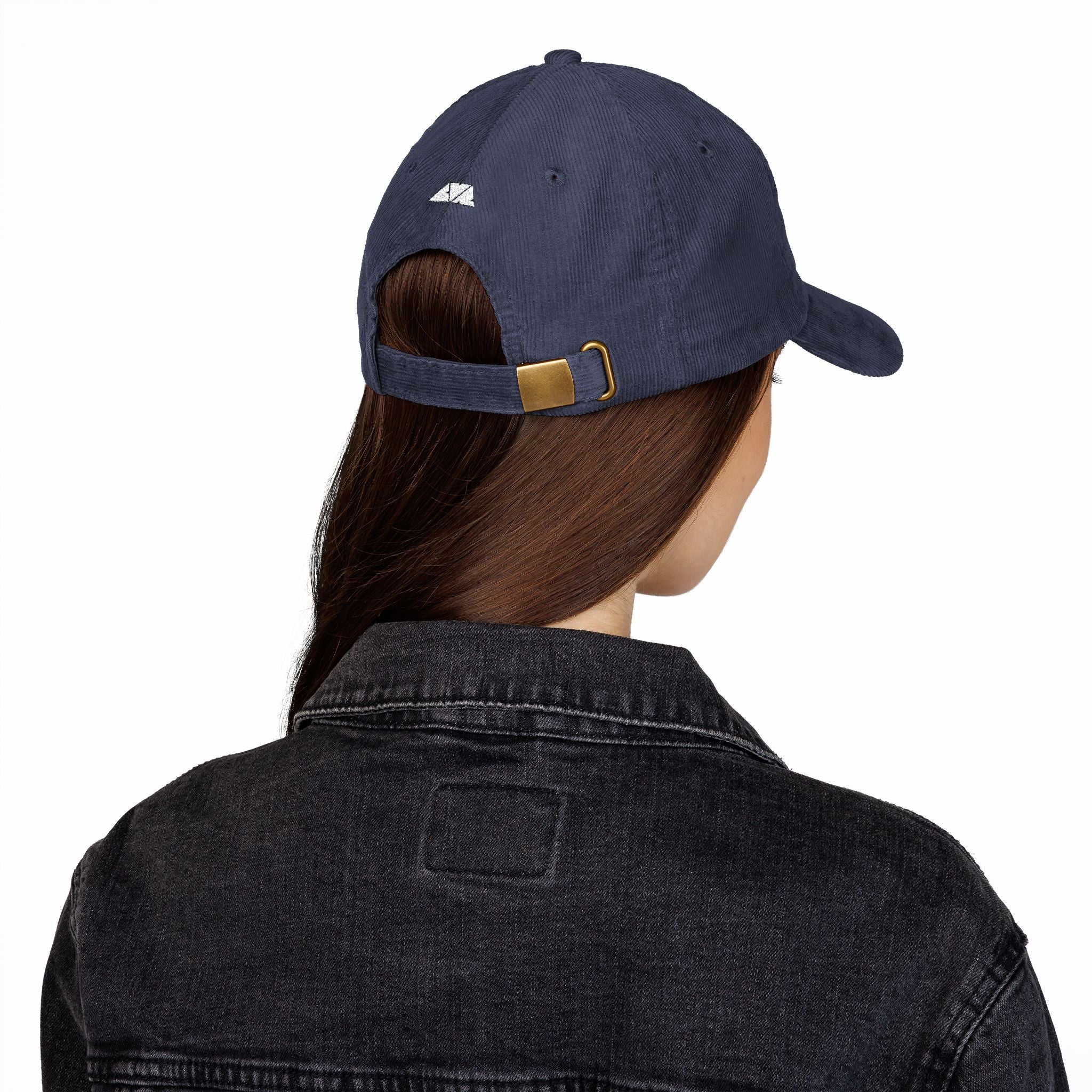 Sharkey's Athletic Embroidered Corduroy Cap - Navy Blue