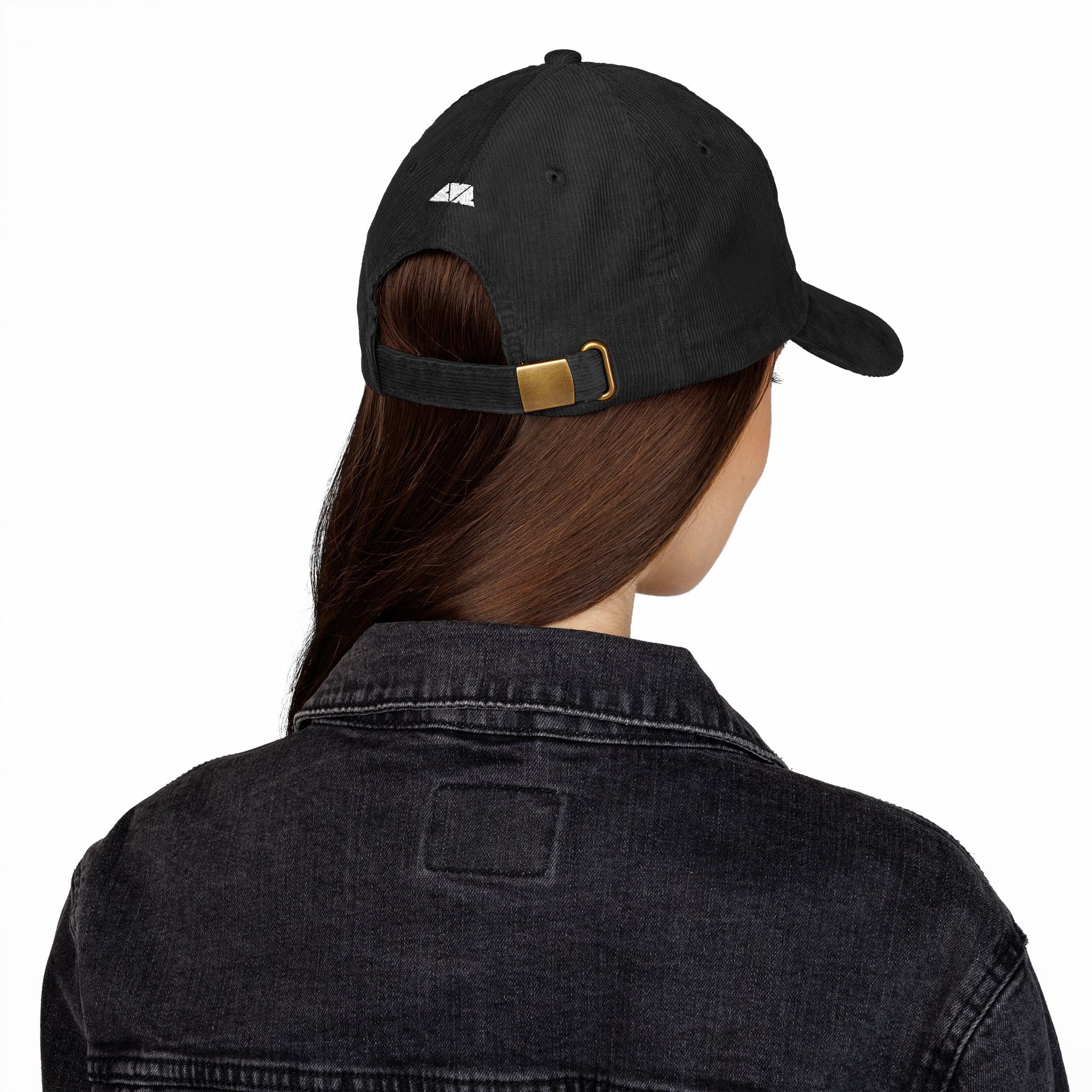 Sharkey's Athletic Embroidered Corduroy Cap - Black