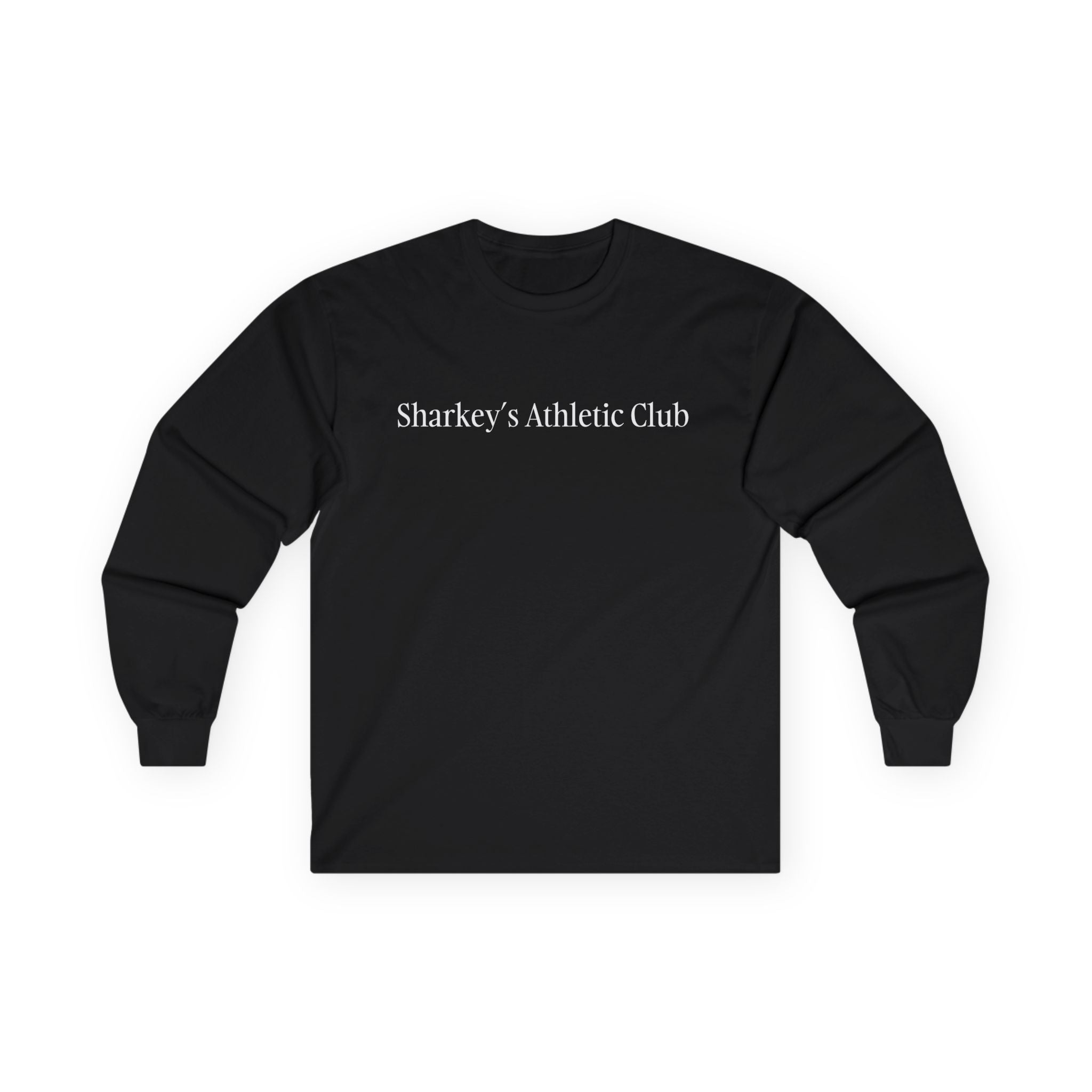 Sharkey’s Athletic Club Long Sleeve Tee - Navy Blue