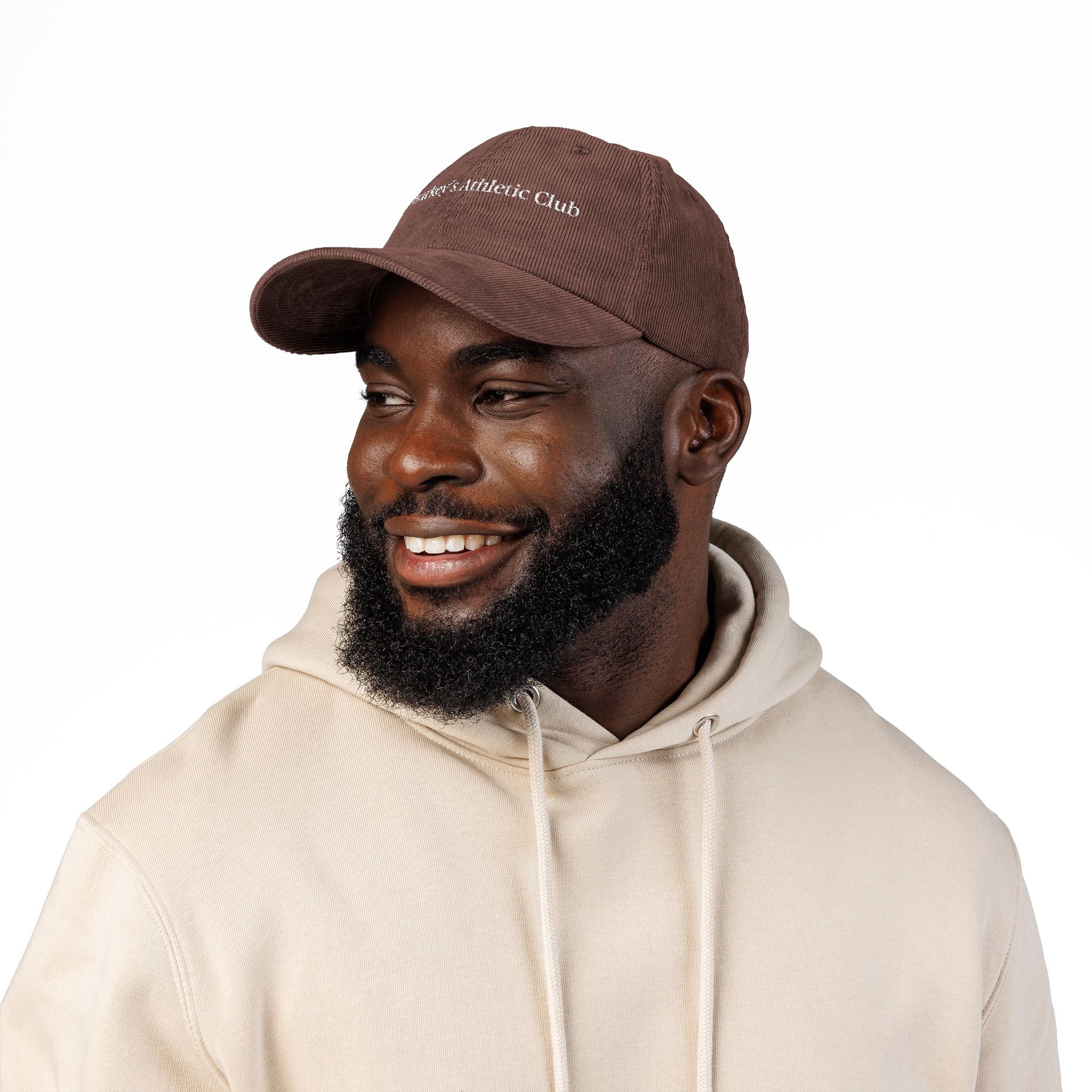 Sharkey's Athletic Embroidered Corduroy Cap - Dark Brown